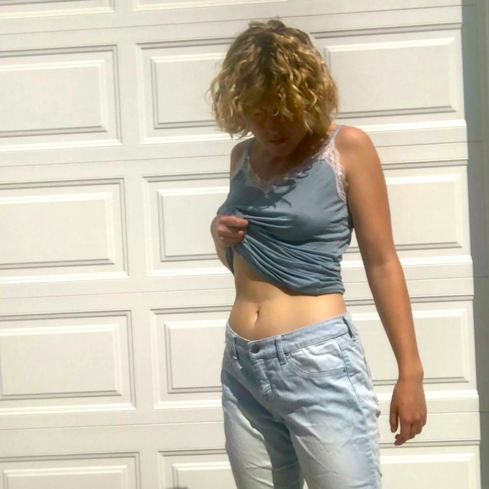 Baby Blue Vintage Camisole